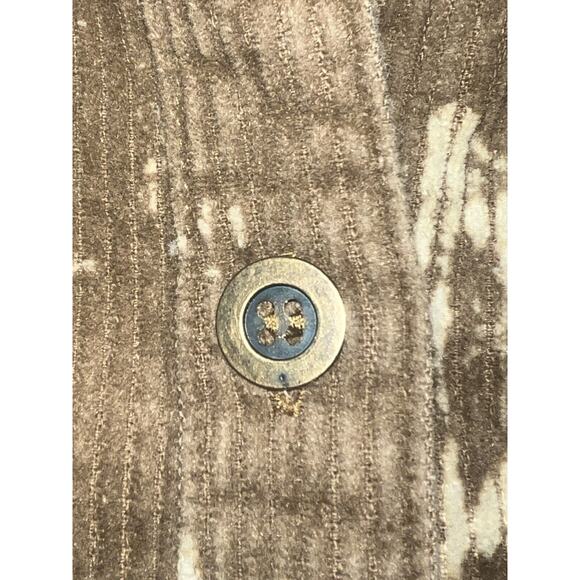 Eesome Women's Bleach Splatter Flannel Top Large - Picture 8 of 8